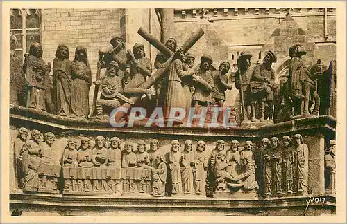 Cartes postales Plougastel Daoulas (Finistere) Le Calvaire (1602) Cote Est