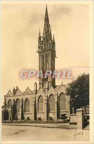 Ansichtskarte AK St Pol de Leon (Finistere) Chapelle du Creisker et son Clocher (XVe S)
