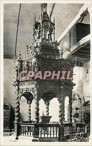 Moderne Karte Guimiliau (Finistere) Interieur de l'Eglise le Baptistere