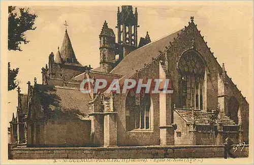 Ansichtskarte AK St Guenole Penmarc'h (Finistere) Eglise St Nona (XVIe S)