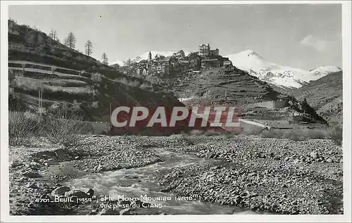 Cartes postales moderne Beuil et le Mont Mounier (2819 m) Vue prise du Cians
