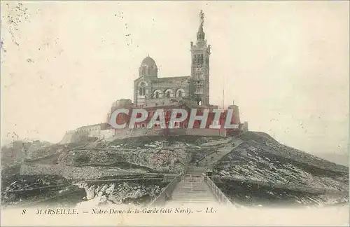 Cartes postales Marseille Notre Dame de la Garde (Cote Nord)