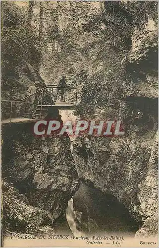 Cartes postales Gorges du Sierroz (Environs d'Aix les Bains)