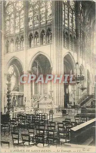 Ansichtskarte AK L'Abbaye de Saint Denis Le Transept