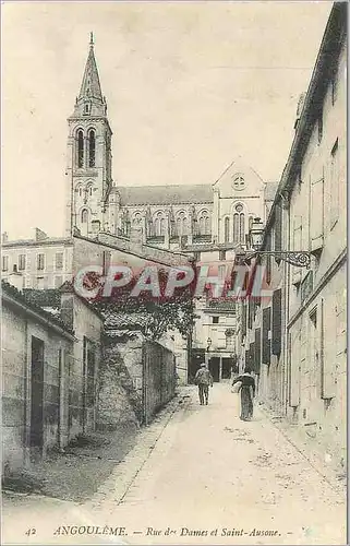 Ansichtskarte AK Angouleme Rue des Dames et Saint Ausone