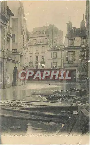 Cartes postales Inondations de Paris (Janvier 1910) Rue Chanoinesse