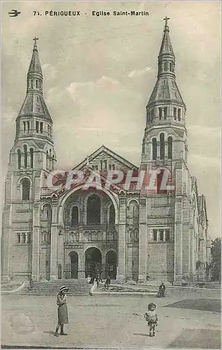 Cartes postales Perigueux Eglise Saint Martin