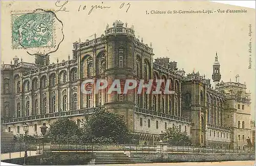 Cartes postales Chateau de Saint Germain en Laye Vue d'Ensemble