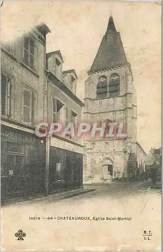 Ansichtskarte AK Chateauroux Eglise Saint Martial