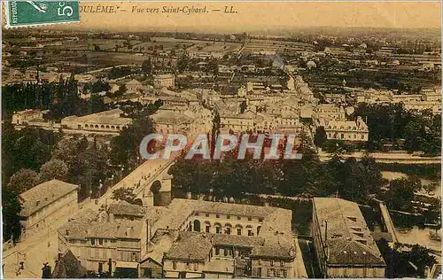 Cartes postales Angouleme Vue vers Saint Cybard