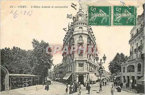 Cartes postales Vichy L'Hotel Astoria et Perspective
