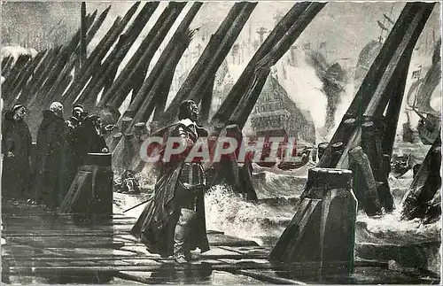 Cartes postales moderne La Rochelle Richelieu sur la Jetee de la Rochelle (Tableau)