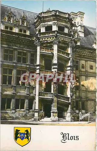 Cartes postales moderne Blois Les Chateaux de la Loire L'Escalier Francois Ier