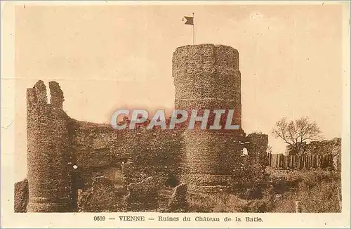Cartes postales Vienne Ruines du Chateau de la Batie