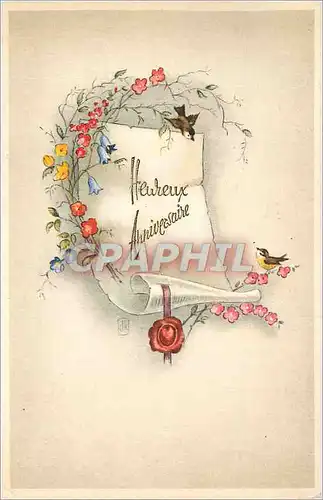 Cartes postales Heureux Anniversaire