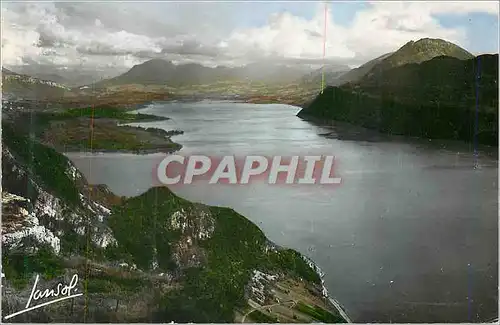 Cartes postales moderne Environs d'Aix les Bains (Savoie) Le Lac du Bourget vu de la Chambotte