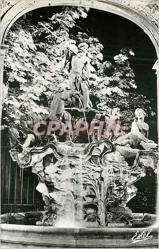 Moderne Karte Nancy Fontaine de Neptune Illuminee