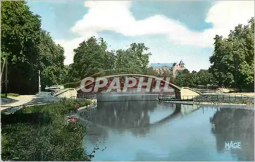 Cartes postales moderne Chalons sur Marne (Marne) La Passerelle du Jard
