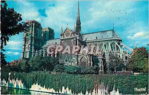 Moderne Karte Paris Notre Dame