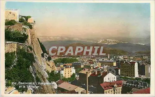 Cartes postales moderne Grenoble Vue Generale et le Taillefer