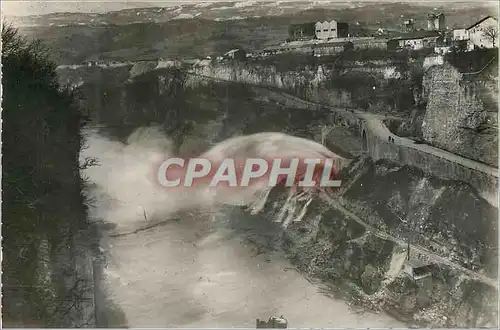 Cartes postales moderne Barrage de Genissiat (Ain) Saut de Ski au Debouche de l'Evacuateur