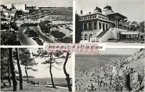 Moderne Karte Arcachon La Plage Le Casino Mauresque La Dune Plage des Abatilles