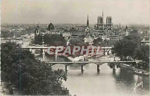 Cartes postales moderne Paris en Flanant La Cite Notre Dame et les Ponts