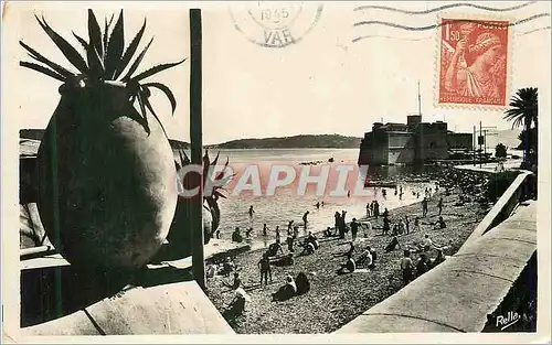 Moderne Karte Toulon Le Mourillon le Fort St Louis et la Plage