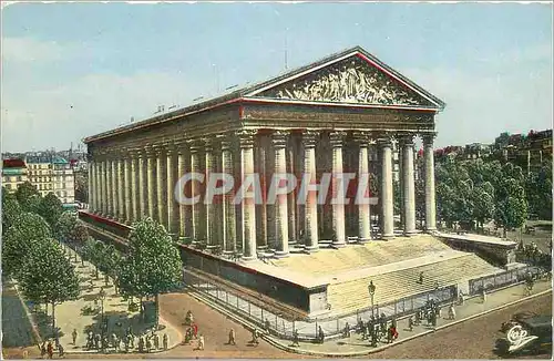 Moderne Karte Paris Eglise de la Madeleine