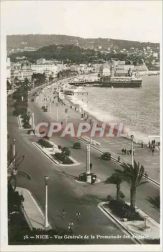 Cartes postales moderne Nice Vue Generale de la Promenade des Anglais