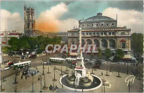 Moderne Karte Paris et ses Merveilles La Place La Tour Saint Jacques