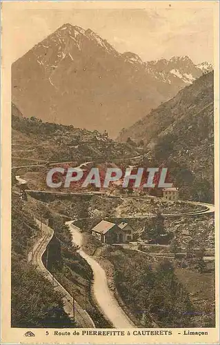 Cartes postales Route de Pierrefitte a Cauterets Limacon