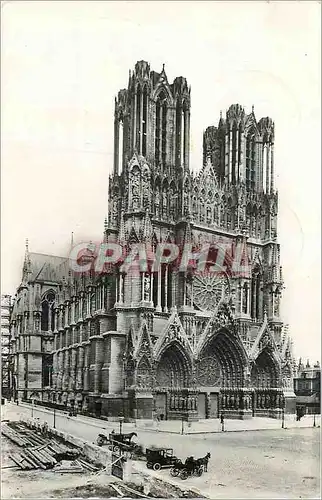 Cartes postales moderne Cathedrale de Reims avant la Guerre Militaria