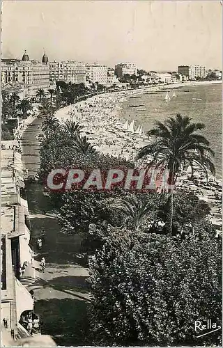 Cartes postales moderne Cannes La Cote d'Azur La Promenade de la Croisette