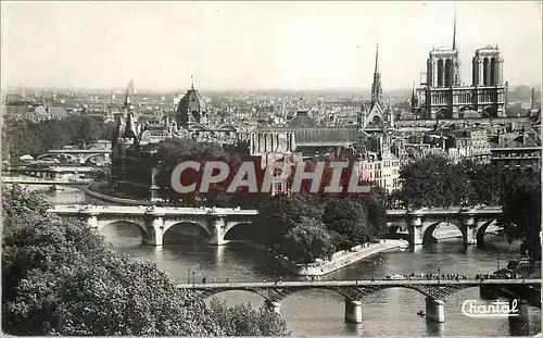 Cartes postales moderne Paris La Pointe de la Cite et les Ponts