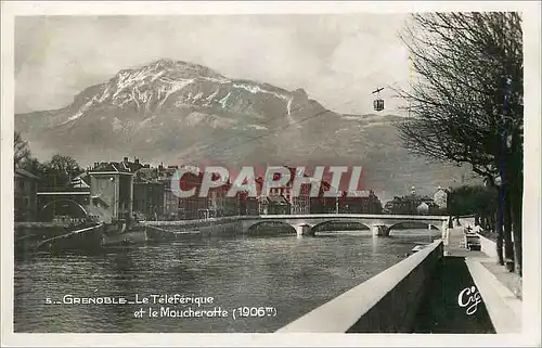 Cartes postales moderne Grenoble Le Teleferique et le Moucherotte (1906 m)