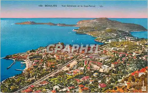 Cartes postales Beaulieu Vue Generale et le Cap Ferrat