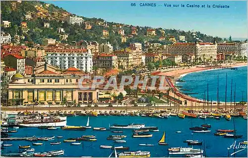 Cartes postales Cannes Vue sur le Casino et la Croisette