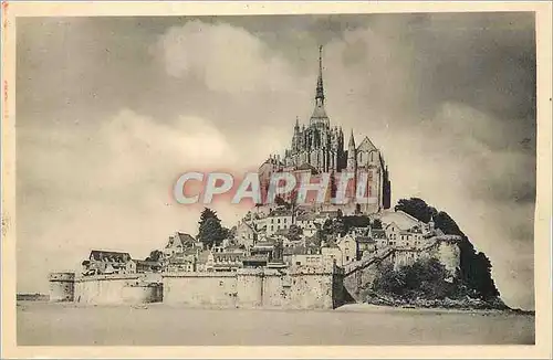 Ansichtskarte AK Abbaye de Mont Saint Michel Vue Generale Face Est