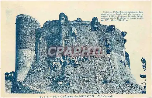 Cartes postales Chateau de Murols (Cote Ouest)