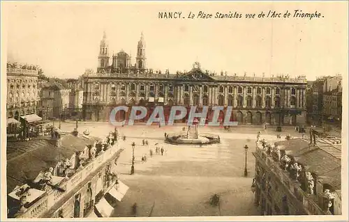 Cartes postales Nancy La Place Stanislas vue de l'Arc de Triomphe