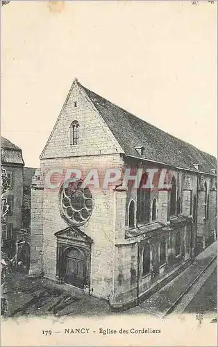 Ansichtskarte AK Nancy Eglise des Cordeliers