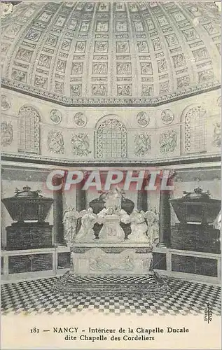 Ansichtskarte AK Nancy Interieur de la Chapelle Ducale dite Chapelle des Cordeliers