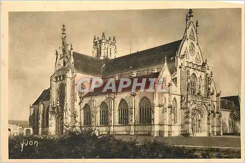 Cartes postales Bourg (Ain) La Douce France Eglise de Brou Vue d'Ensemble