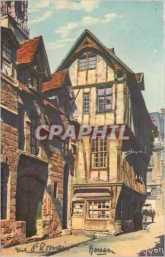 Cartes postales Rouen (Seine Maritime) La Douce France Vieilles Maisons rue Saint Romain