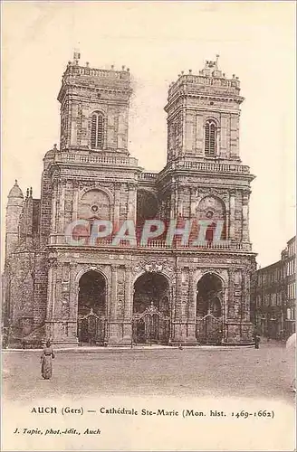 Cartes postales Auch (Gers) Cathedrale Ste Marie (Mon Hist 1469 1662)