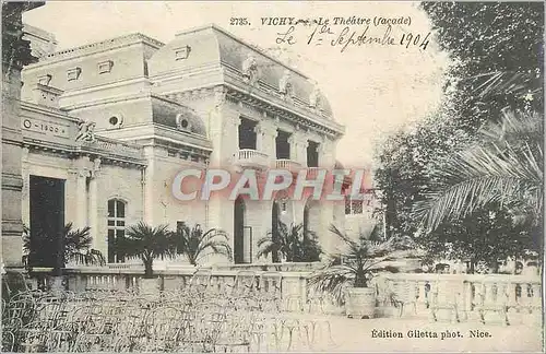 Cartes postales Vichy Le Theatre (Facade)