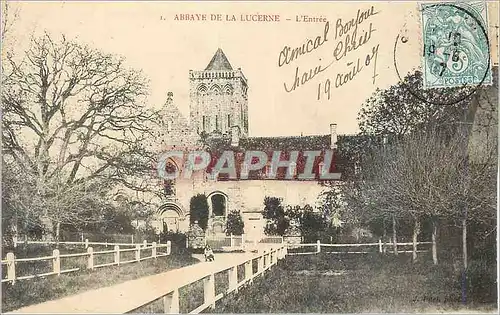 Cartes postales Abbaye de Lucerne L'Entree