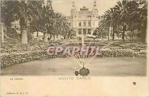 Cartes postales Monte Carlo Le Casino