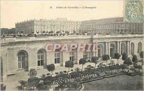 Cartes postales Palais de Versailles L'Orangerie
